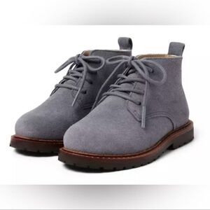 🔥Janie and Jack Gray Brown Suede Chukka Boot Sz 7 New